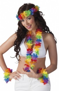  Hawaiian Set Rainbow  Costumes in Firdous