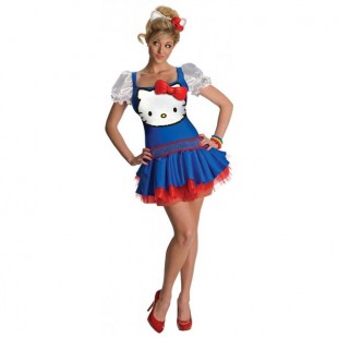  Hello Kitty Adult Costume M Accessories in Surra