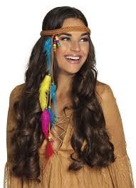  Hippie Feather Tail Headband  Costumes in Firdous