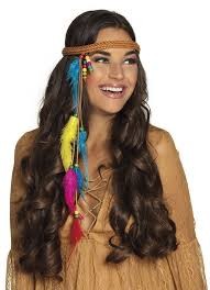  Hippie Feather Tail Headband  Costumes in Faiha