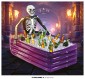 Inflatable Fridge Skeleton Coffin 100x35 cms