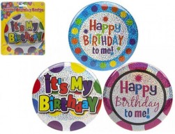 Buy Jumbo Happy Birthday Badge - Asst in Kuwait