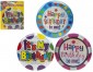 Jumbo happy birthday badge - Asst