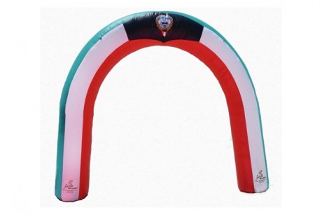 Kuwait Flag Round Arch