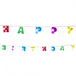 Buy  Led String Lights 'happy Birthday' (160 Cm) in Kuwait