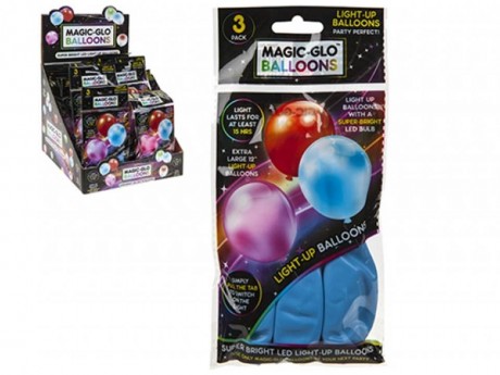 Light up balloons in bag