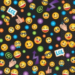 Buy Lol Emoji Disney 16 Beverage Napkins Birthday Party in Kuwait