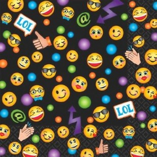  Lol Emoji Disney 16 Beverage Napkins Birthday Party Accessories in Kuwait