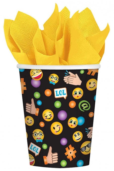 lol emoji drinking cups 8 pcs 