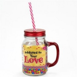 Buy Love Addiction Mason Jar in Kuwait