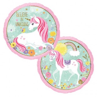  Magical Unicorn Holographic – Foil Mylar Balloon Accessories in Faiha