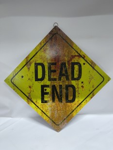  Metal Sign - Dead End in Kuwait