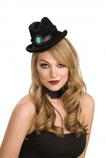  Mini Black Cowboy Hat in Firdous
