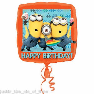  Minions Foil Balloon Happy Birthday Accessories in Sulaibiya
