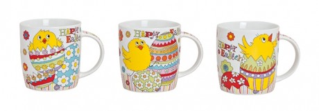 MUG EASTER DECOR PORCELAIN