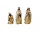 Nativity set polyresin maria, joseph, jesus, 3 king, cow donkey 8 figures