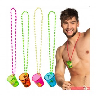  Necklace Shot Glass Hawaii  Costumes in Hateen