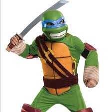  Ninja Turtles Leonardo Costume Full 8-10 Accessories in Kuwait