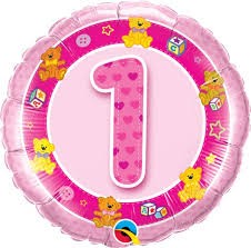 No.1 Pink Balloon