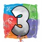 Number “3” – Foil Balloon