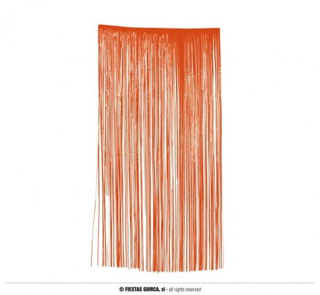 Orange Curtain 100x200 cm