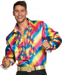 Buy Party Shirt Rainbow Size Xl 54-56 in Kuwait