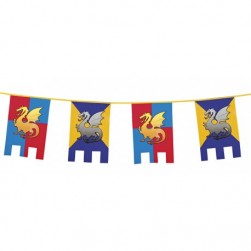 Buy Pe Bunting Knights And Dragons in Kuwait