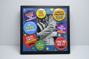 Buy Photoframe With Button Daddy in Kuwait