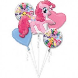 Buy Pinkie Pie 5 Foil Balloons Bouquet  in Kuwait