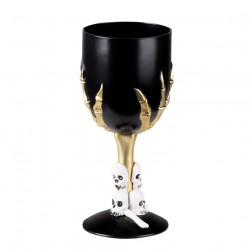 Buy Plastic Goblet Skull Claw Black(25cl, 17.5cm) in Kuwait