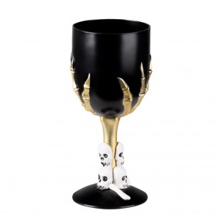  Plastic Goblet Skull Claw Black(25cl, 17.5cm) in Kuwait