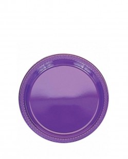  Plastic Plate - Purple in Kuwait