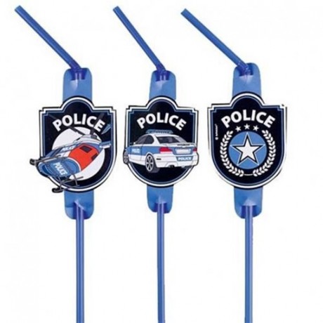 Police Drinking Straw