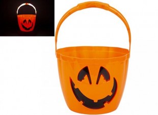  Pumpkin Bucket With Light Up Flashing Handle in Kuwait