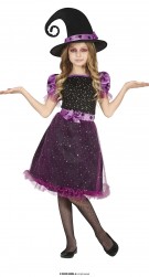 Buy Purple Witch Child Costume 10-12 Yrs in Kuwait