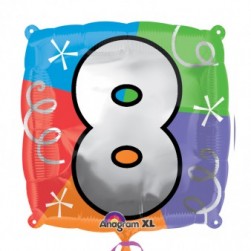 Buy Quad Number “8” – Foil Balloon in Kuwait