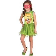  Raphael Ninja Tutu Girls Costume 10-12 Accessories in Kuwait