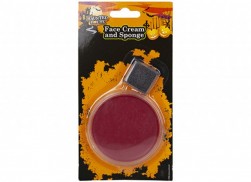 Buy Red Face Cream Palette And Sponge  in Kuwait