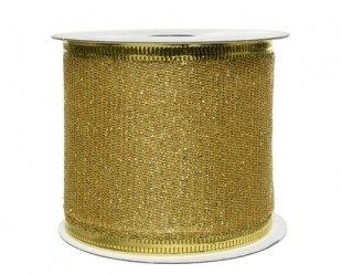  Ribbon Polyester Glitter - Gold in Sabah Al Naser