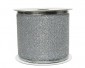 Ribbon polyester glitter - Silver