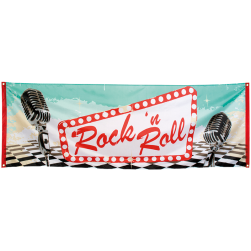 Buy Rock 'n Roll Banner (220x74 Cm) in Kuwait