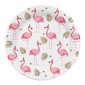 Set 10 Paper Plates Flamingo (23 cm Dia)