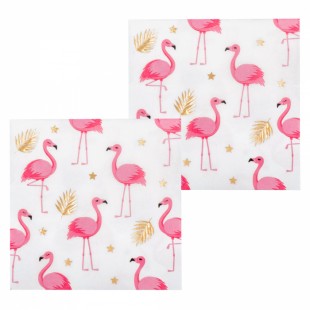  Set 12 Napkins Flamingo Costumes in Mishref