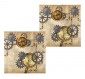 Set 12 Napkins Steampunk (33x33 cm)