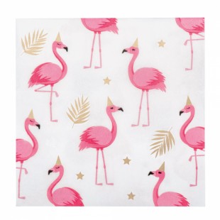  Set 20 Paper Napkins Flamingo (33x33 Cm) Costumes in Al Salam