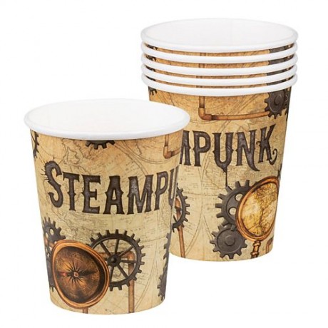 Set 6 Cups 'Steampunk