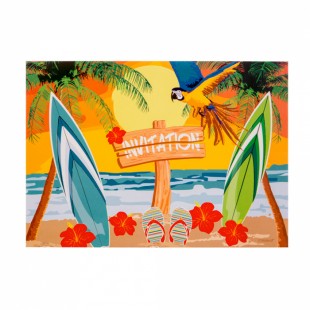  Set 6 Invitation Cards Beach Costumes in Shaab
