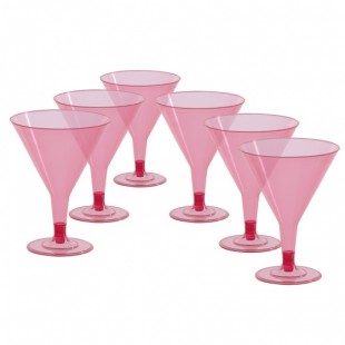  Set 6 Plastic Coctail Glasses Costumes in Daiya