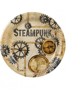  Set 6 Plates 'steampunk' (23cm) Costumes in Ardhiyah