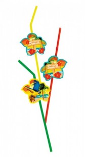  Set 6 Straws Beach 24 Cm Costumes in Shaab